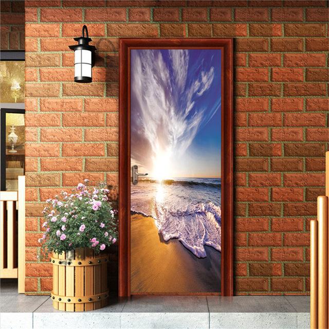 Ambient Beach Door Art